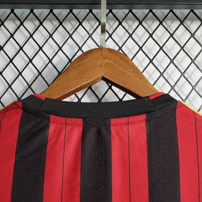 Camiseta AC Milan Manga Larga Local Retro 2013/14 Versión Fan