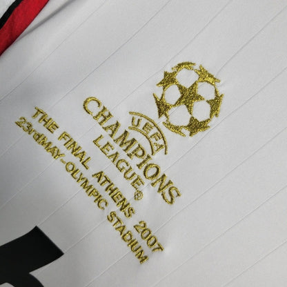 Camiseta AC Milan Manga Larga Visita Retro 2006/07 Versión Fan