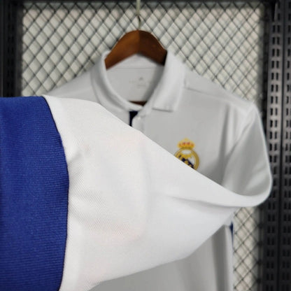 Camiseta Real Madrid Manga Larga Local Retro 2016/17 Versión Fan