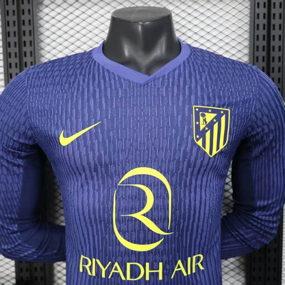 Camiseta Atlético Madrid Visita 2025/26 Manga Larga Versión Jugador