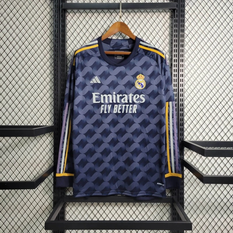 Camiseta Real Madrid Manga Larga Tercera 2023/24 Versión Fan