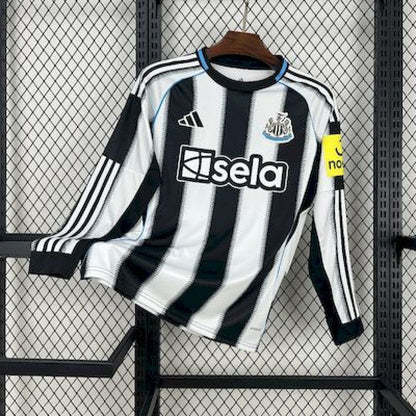 Camiseta Newcastle Manga Larga Local 2025/26 Versión Fan