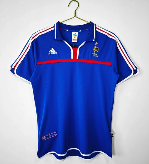 Camiseta Francia Local Retro 2000 Versión Fan