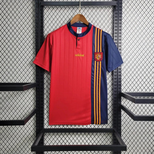 Camiseta España Local Retro 1996 Versión Fan