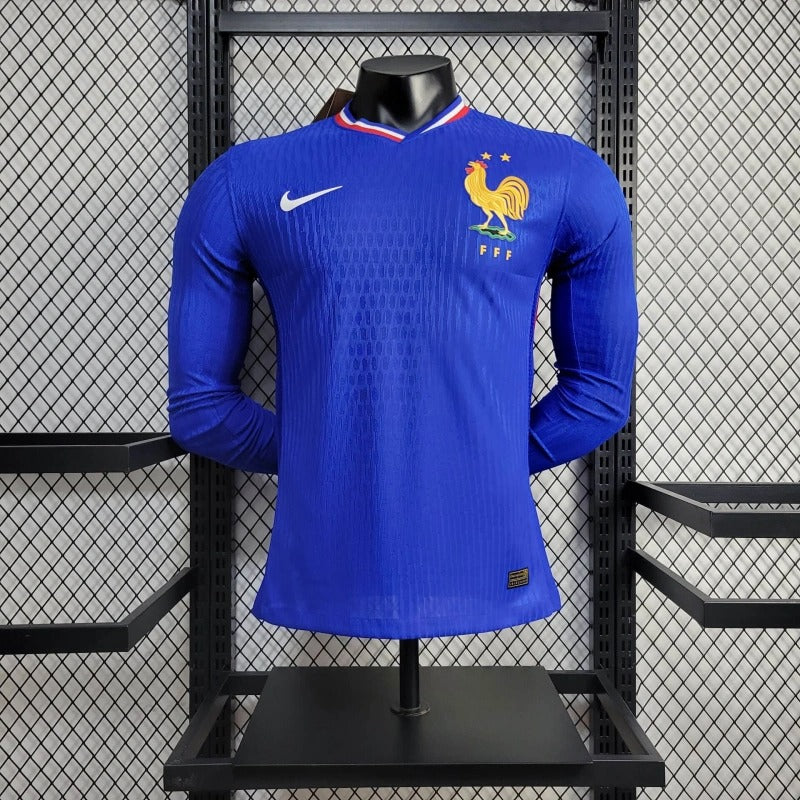 Camiseta Francia Local Manga Larga 2024/25 Versión Jugador