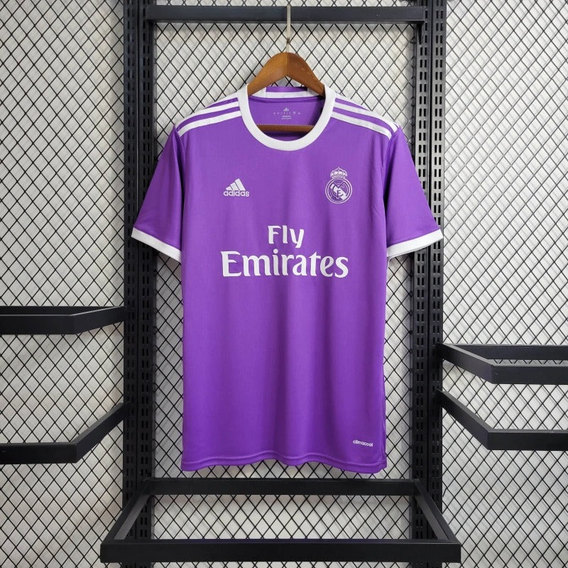 Camiseta Real Madrid Visita Retro 2016/17 Versión Fan