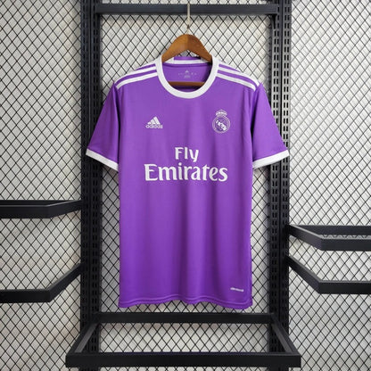 Camiseta Real Madrid Visita Retro 2016/17 Versión Fan