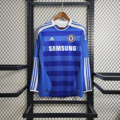 Camiseta Chelsea Manga Larga Local Retro 2011/12 Versión Fan