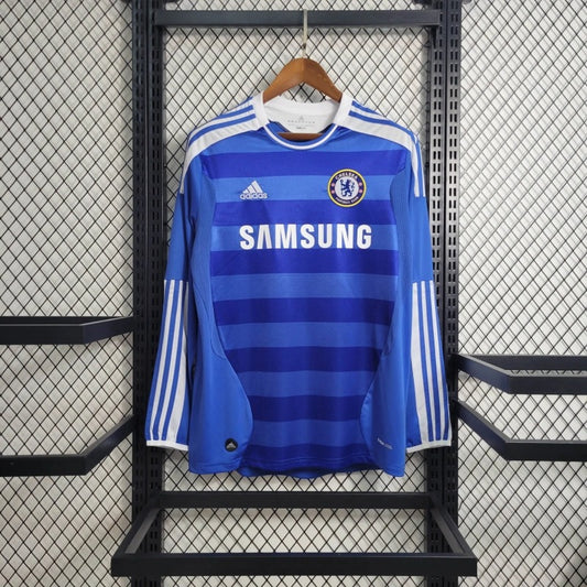 Camiseta Chelsea Manga Larga Local Retro 2011/12 Versión Fan