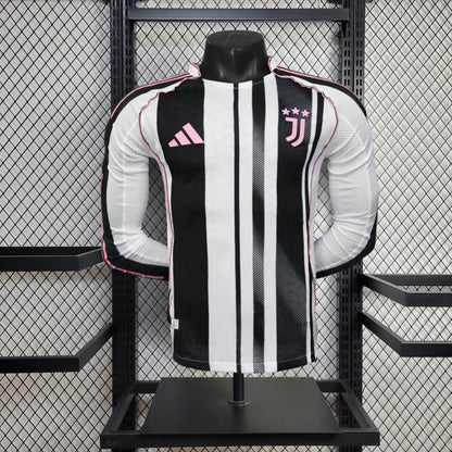 Camiseta Juventus Local Manga Larga 2025/26 Versión Jugador