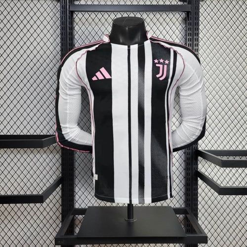 Camiseta Juventus Local Manga Larga 2025/26 Versión Jugador