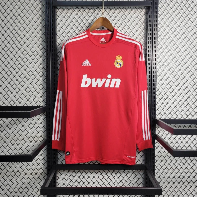 Camiseta Real Madrid Manga Larga Tercera Retro 2011/12 Versión Fan