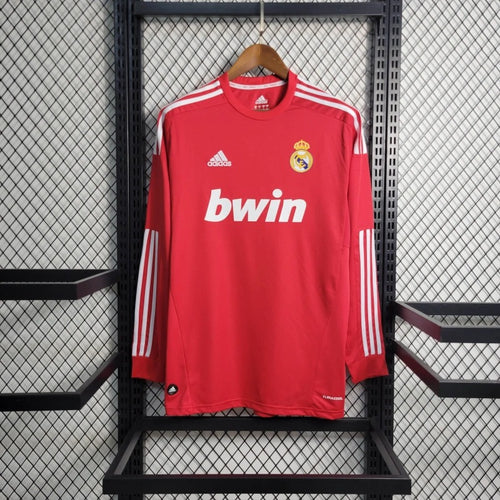 Camiseta Real Madrid Manga Larga Tercera Retro 2011/12 Versión Fan