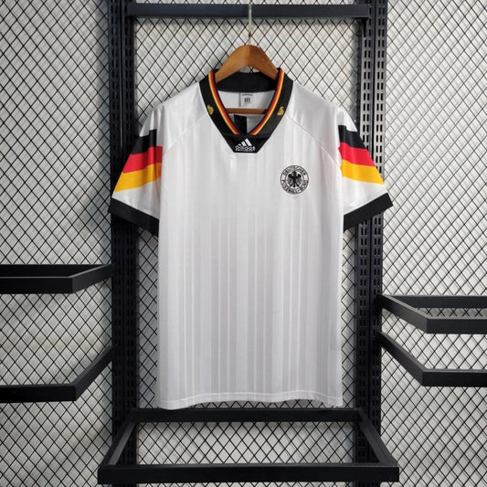 Camiseta Alemania Local Retro 1992 Versión Fan