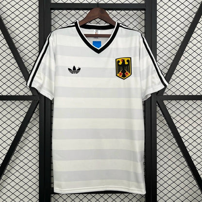Camiseta Alemania Local Retro 1984 Versión Fan