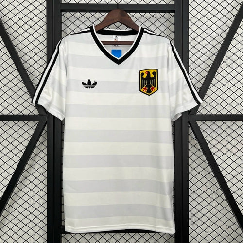 Camiseta Alemania Local Retro 1984 Versión Fan