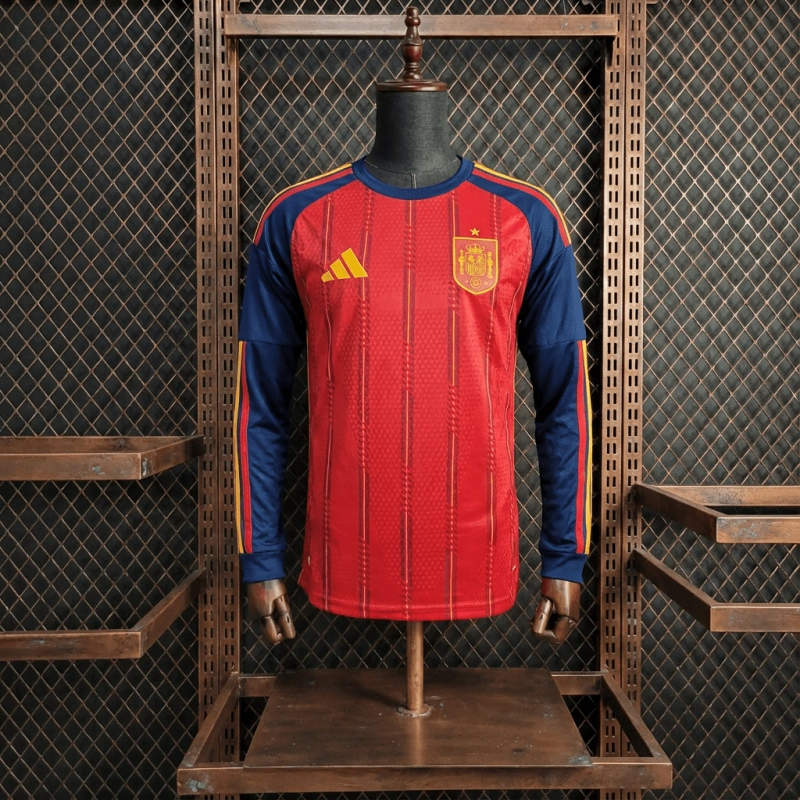 Camiseta España Local Manga Larga 2026 Versión Jugador