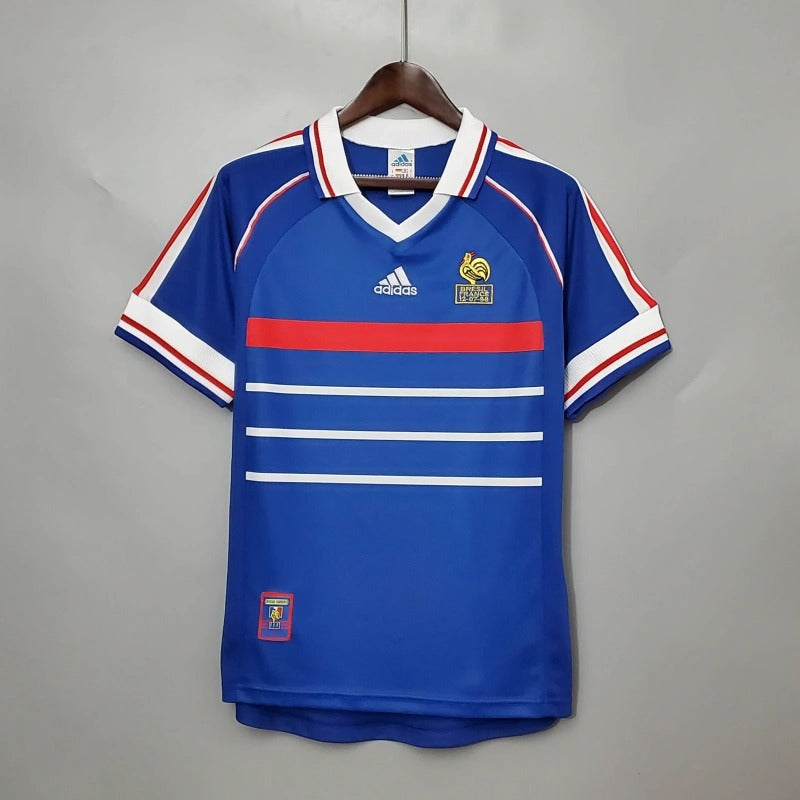 Camiseta Francia Local Retro 1998 Versión Fan