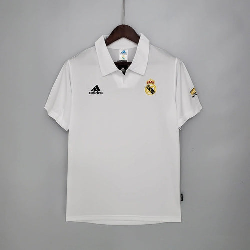 Camiseta Real Madrid Local Retro 2002/03 Versión Fan