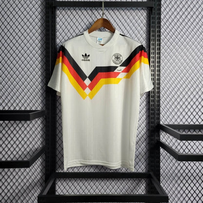 Camiseta Alemania Local Retro 1990 Versión Fan