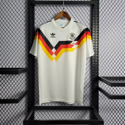 Camiseta Alemania Local Retro 1990 Versión Fan