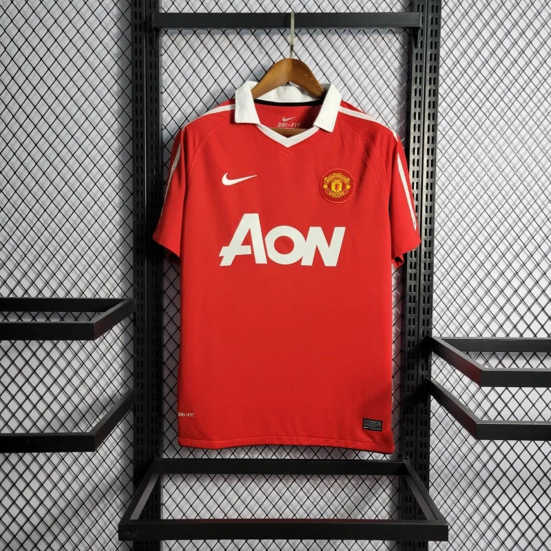Camiseta Manchester United Local Retro 2010/11 Versión Fan