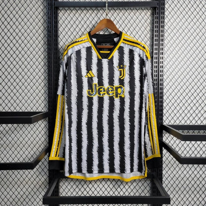 Camiseta Juventus Manga Larga Local 2023/24 Versión Fan
