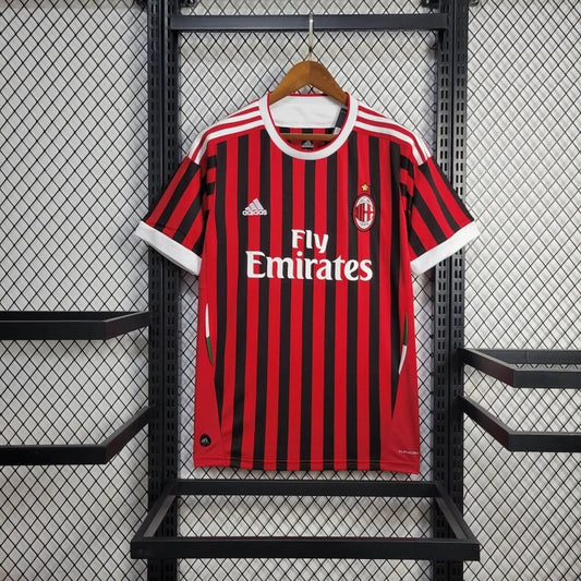 Camiseta AC Milan Local Retro 2011/12 Versión Fan