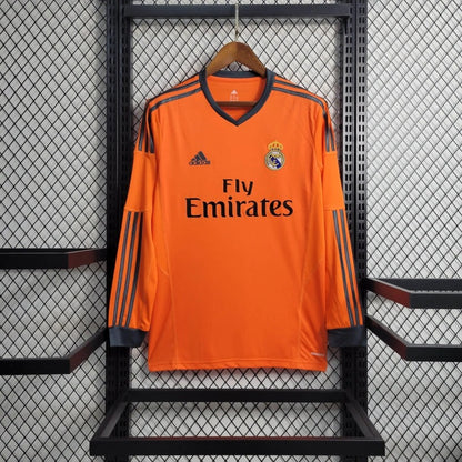 Camiseta Real Madrid Manga Larga Tercera Retro 2013/14 Versión Fan