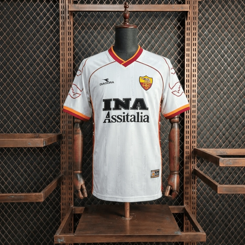 Camiseta AS Roma Visita Retro 1999/00 Versión Fan