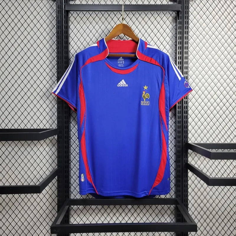 Camiseta Francia Local Retro 2006 Versión Fan