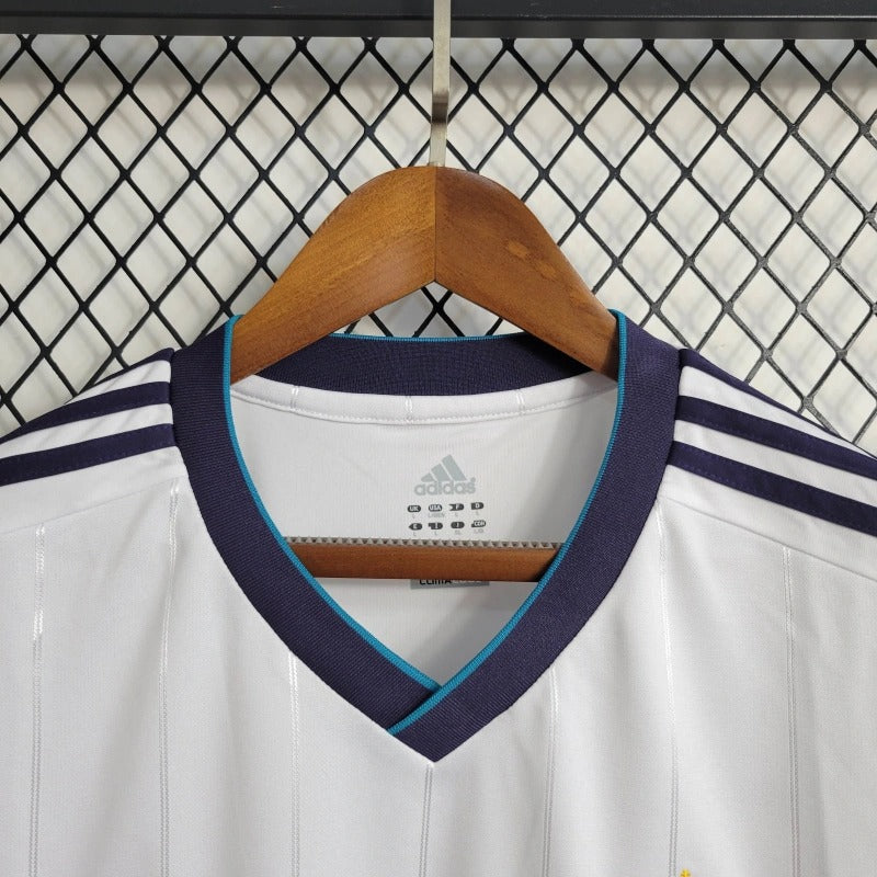 Camiseta Real Madrid Manga Larga Local Retro 2012/13 Versión Fan