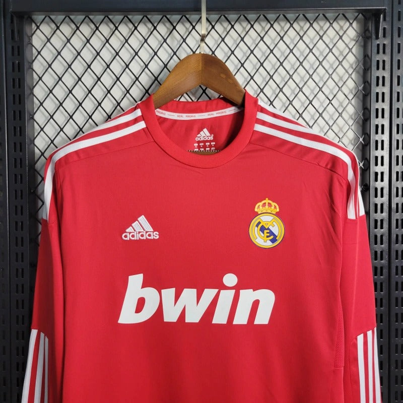 Camiseta Real Madrid Manga Larga Tercera Retro 2011/12 Versión Fan