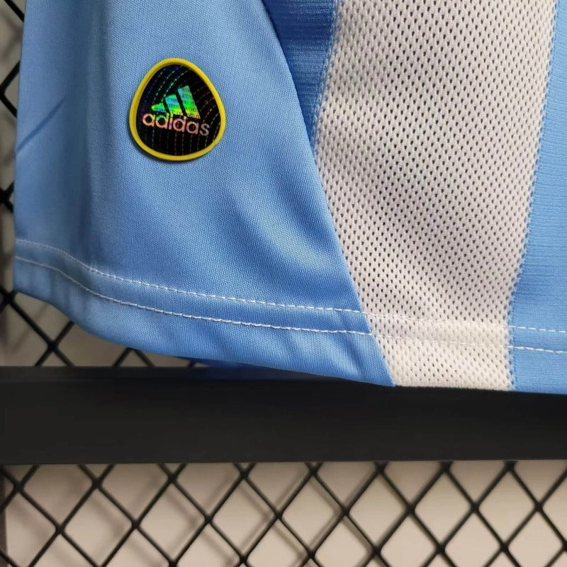 Camiseta Argentina Local Retro 2010 Versión Fan
