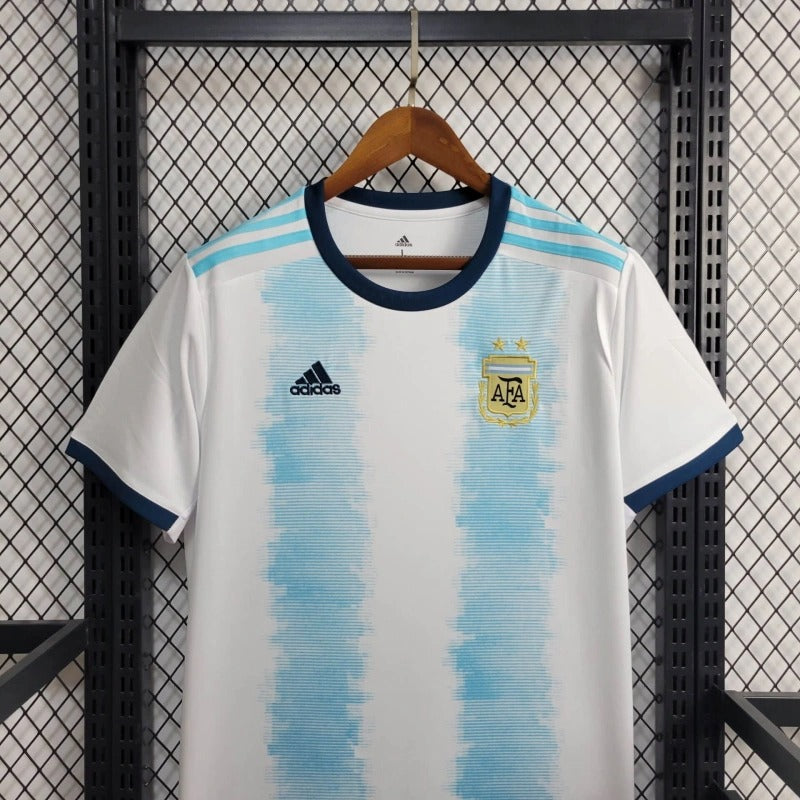 Camiseta Argentina Local Retro 2019 Versión Fan