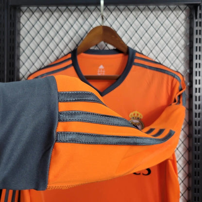 Camiseta Real Madrid Manga Larga Tercera Retro 2013/14 Versión Fan