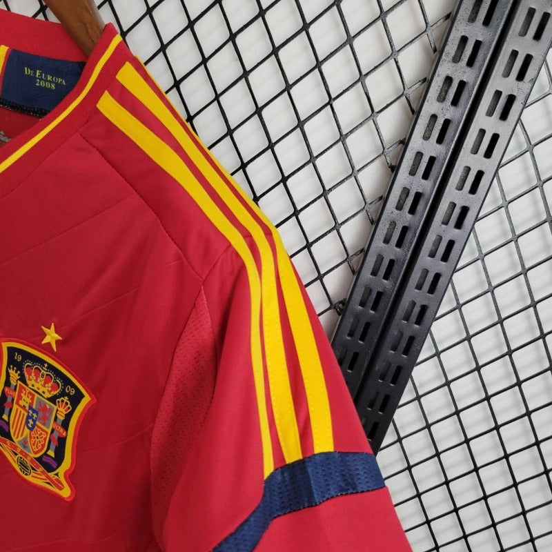 Camiseta España Local Retro 2012 Versión Fan