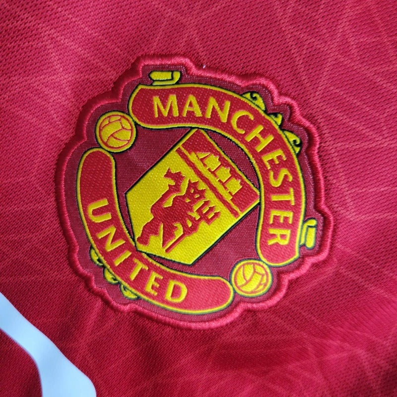 Camiseta Manchester United Manga Larga Local 2023/24 Versión Fan