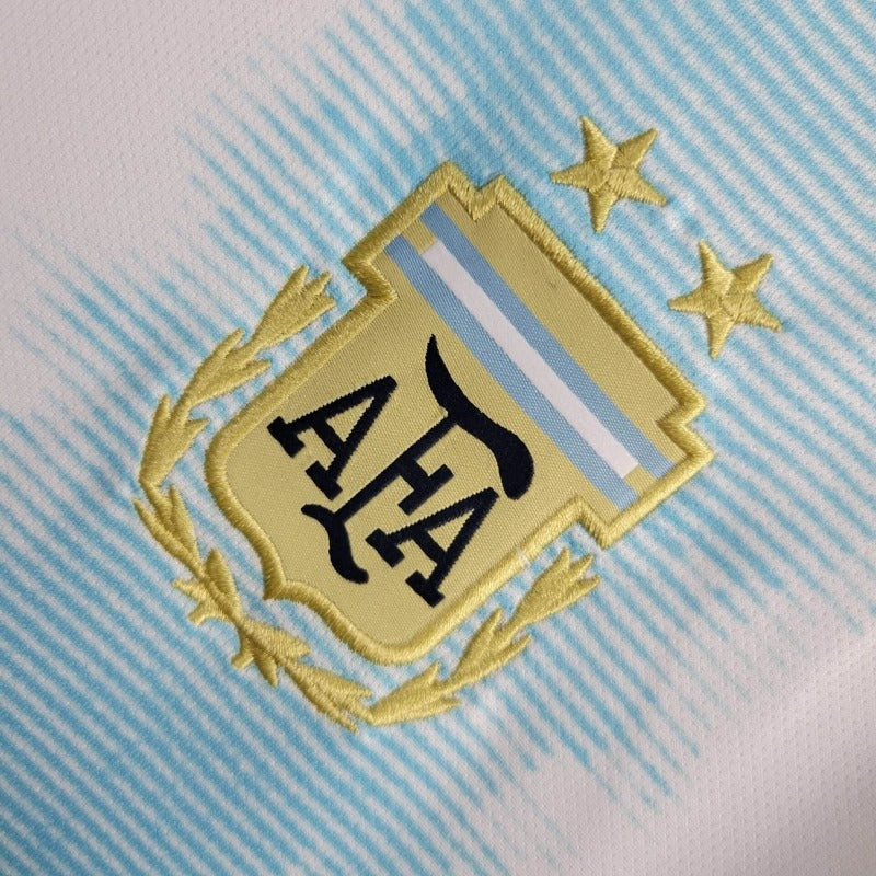 Camiseta Argentina Local Retro 2019 Versión Fan