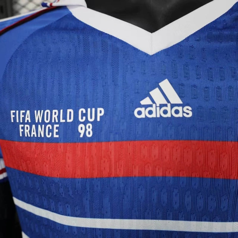 Camiseta Francia Local Retro 1998 Versión Jugador