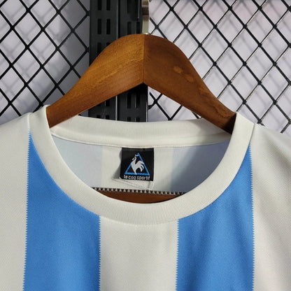 Camiseta Argentina Local Retro 1986 Versión Fan