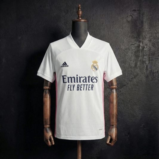 Camiseta Real Madrid Local Retro 2020/21 Versión Fan