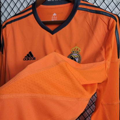 Camiseta Real Madrid Manga Larga Tercera Retro 2013/14 Versión Fan