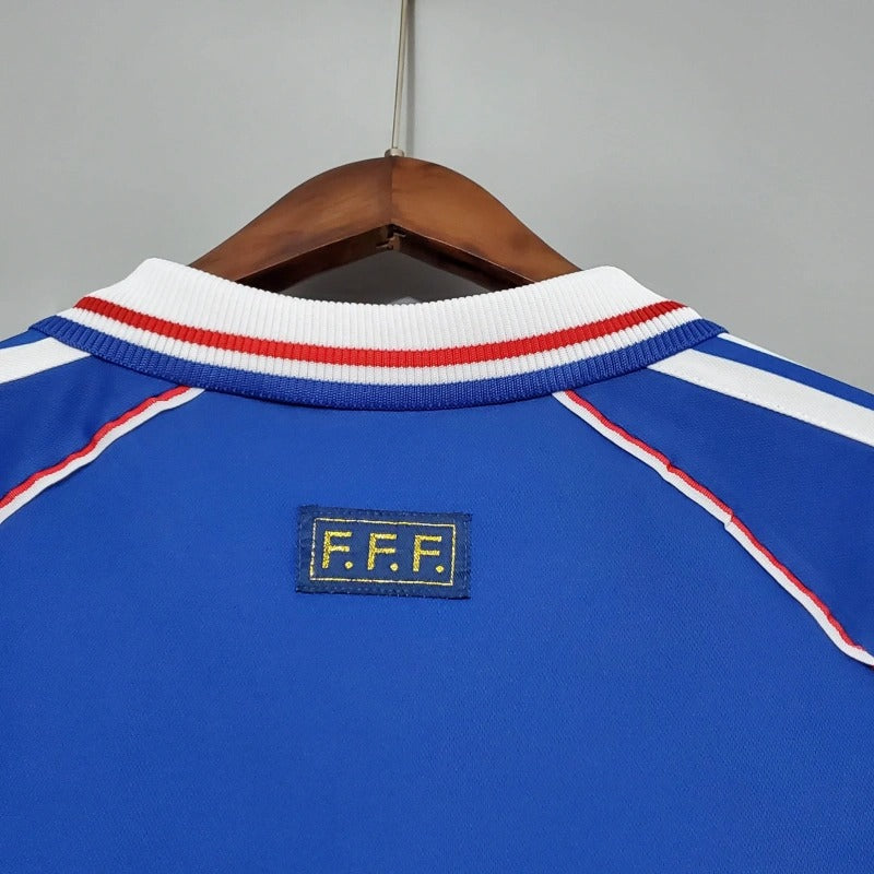 Camiseta Francia Local Retro 1998 Versión Fan