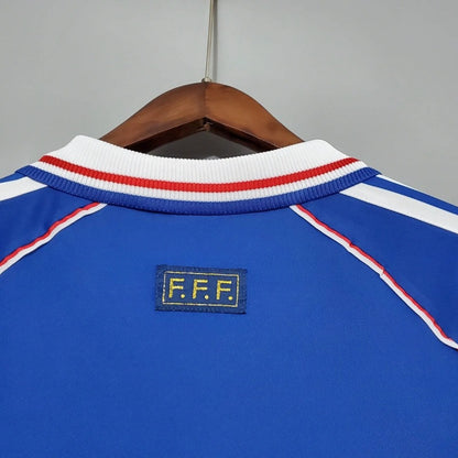 Camiseta Francia Local Retro 1998 Versión Fan