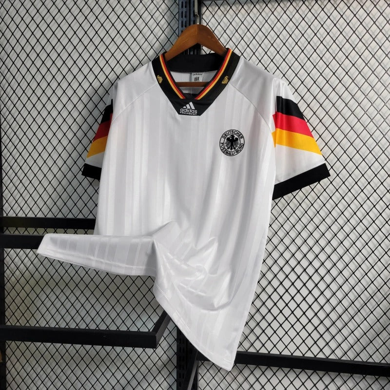 Camiseta Alemania Local Retro 1992 Versión Fan