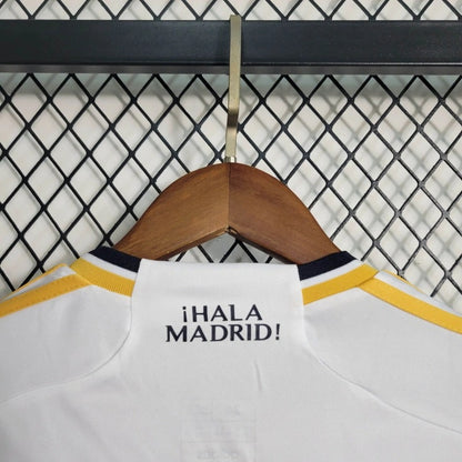 Real Madrid Local Manga Larga Kit Niños 2023/24