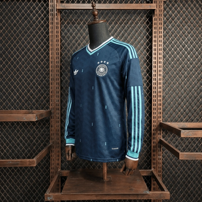 Camiseta Alemania Manga Larga Visita 2025/26 Versión Fan