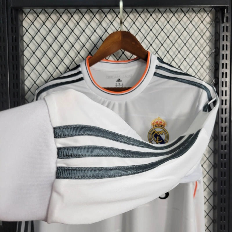 Camiseta Real Madrid Manga Larga Local Retro 2013/14 Versión Fan