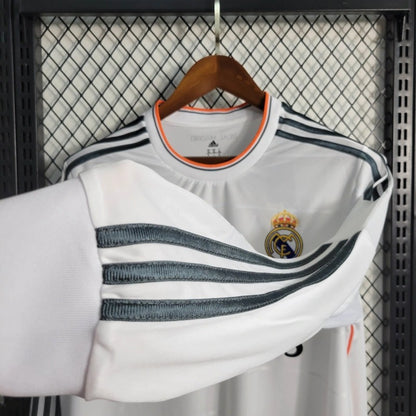 Camiseta Real Madrid Manga Larga Local Retro 2013/14 Versión Fan